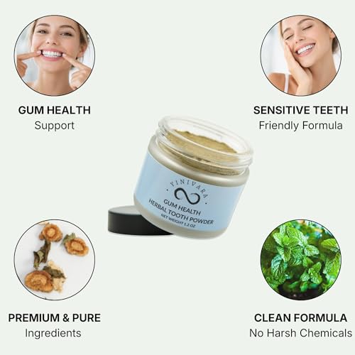Herbal Tooth Powder for Gum Health & Sensitive Teeth | 1.2 oz