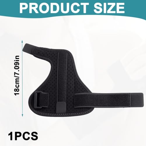 1PCS Pinky Finger Splint, Hand Splints for Straightening Fingers, Pinky Finger Brace, Pinky Splint for Arthritis, Tendonitis, Metacarpal Support, Adjustable Splint for Pinky Finger(Black)(Right) Right