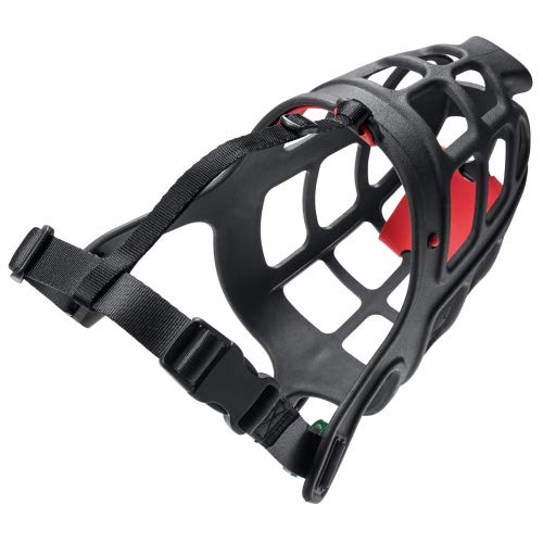 HUNTER ALBURY dog muzzle, with removable poison bait protection, 3, black