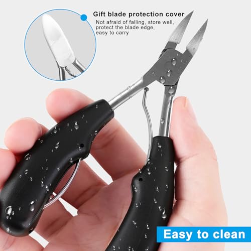 Long Handle Heavy-Duty Toenail Clippers for Thick & Ingrown Nails, Seniors