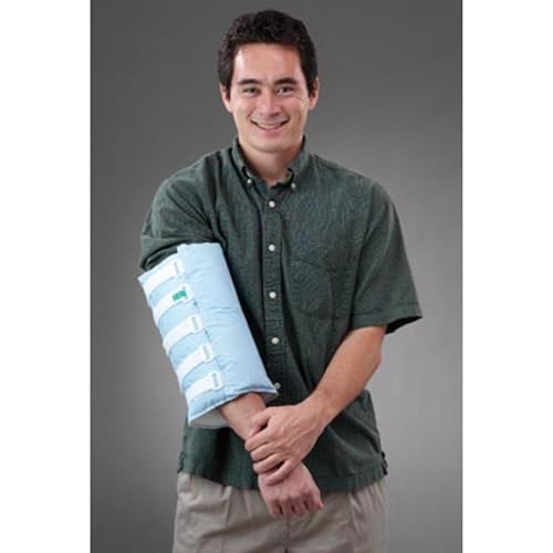 Posey 8168L Freedom Adjustable Elbow/Knee Splint, Large – Adjustable Orthopedic Support for Patient Safety, V Site Protection, Line Security, Immobilization, & Contracture Prevention