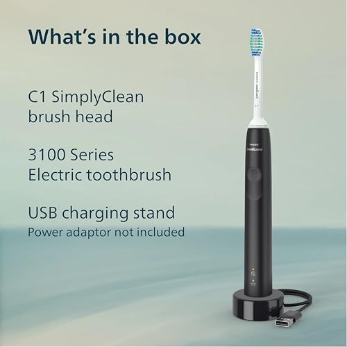 Phillips Sonicare Sonicare ProtectiveClean Removes up to 7x More Plaque, Long lasting 4 day Battery Life Rechargeable Electric Toothbrush, White/Grey 1 Count (Pack of 1)