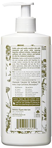 Eminence Calm Skin Chamomile Cleanser for Unisex - 8.4 oz Cleanser Fresh 8.4 Fl Oz (Pack of 1)