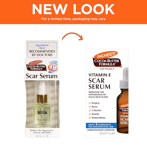 Palmer's Cocoa Butter Scar Serum with Vitamin E, Fragrance Free (1 Oz)