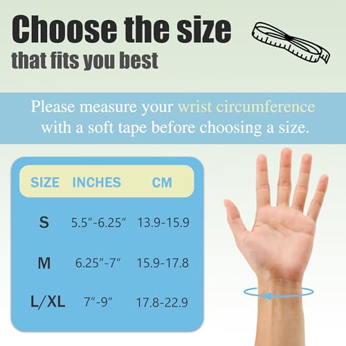 Wrist Brace with Thumb Splint for Carpal Tunnel, Thumb Pain Relief, Thumb Support Brace for De Quervains Tenosynovitis, Tendonitis Arthritis Thumb & Wrist Stabilizer Splint-Man &Woman Small Left Hand