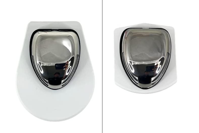 Pactrade Marine Boat Horizontal Mount SS304 Navigation Light 1NM LED Green Starboard Red Port 50LM Light 12m 225 Degrees DC10-30V/2W 2 Types of Mounting Stainless Steel Housing