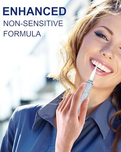 MySmile 30+ Treatment Teeth Whitening Pen With Teeth Whitening Accelerator Light Enamel Safe Tooth Whitening Gel for Teeth Sensitive-10 Min Fast Whitening Teeth-Helps to Remove Stains from Coffee, Smo