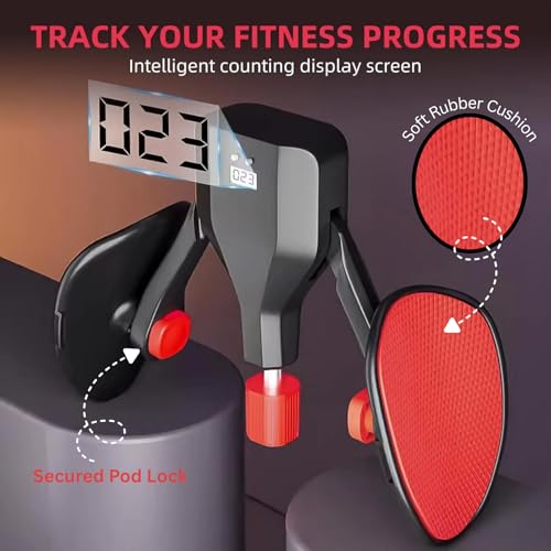Thigh Master Exercise Equipment for Women & Men – Inner Thigh Exerciser, Leg, Arm & Chest Workout Machine, Compact Fitness Equipment for Home Gym, Portable Body Toning Resistance Trainer