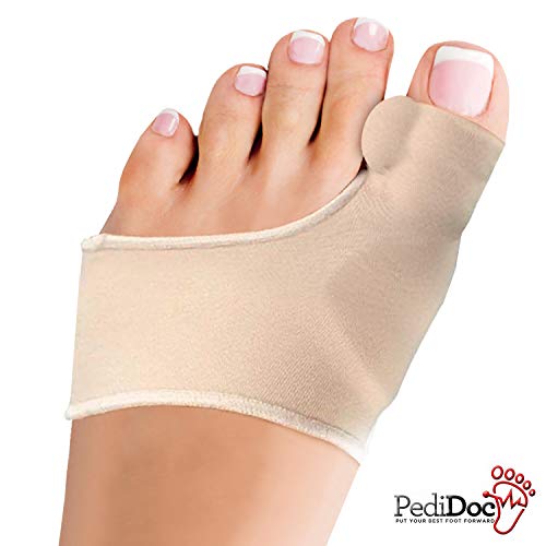 Bunion Corrector, 2 Pack Bunion Relief Sleeves with Gel Toe Separator, Hallux Valgus Toe Spacer Pads, Non-Slip Big Toe Alignment Cushion for Men and Women Large