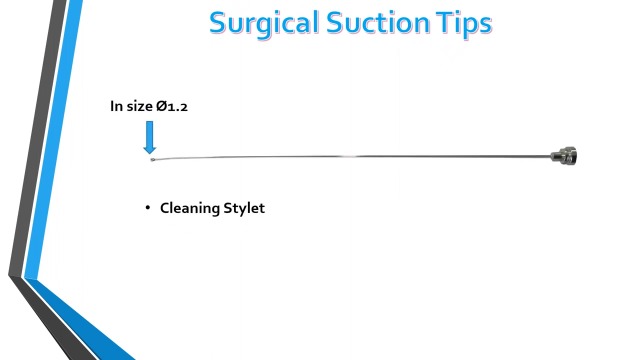 OSUNG Cleaning Stylet for Frazier Suction Tip, 1.2mm Dia, SNKCS, 5 pcs