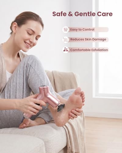 Electric Foot Callus Remover with Ice Compress, 50 Sanding Discs