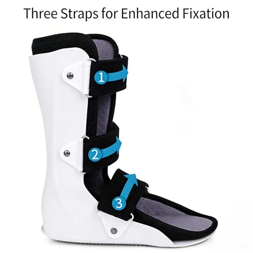 Walking Boot for Broken Foot, Ankle & Toe - Adjustable Medical Boot, Removable Splint, Non-Slip Sole for Fracture, Sprain, Post-Surgery, Bunion Relief (Left)