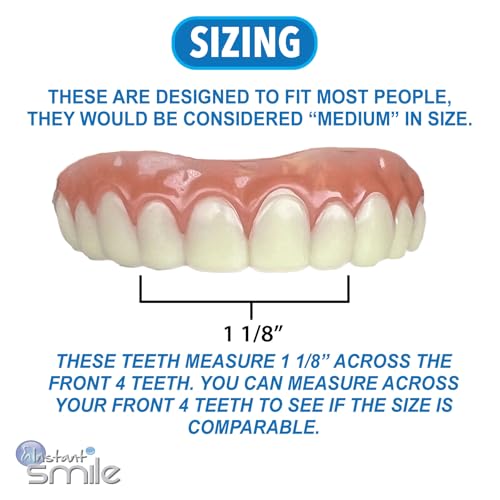 Instant Smile Secure Fit Upper Teeth Veneer -