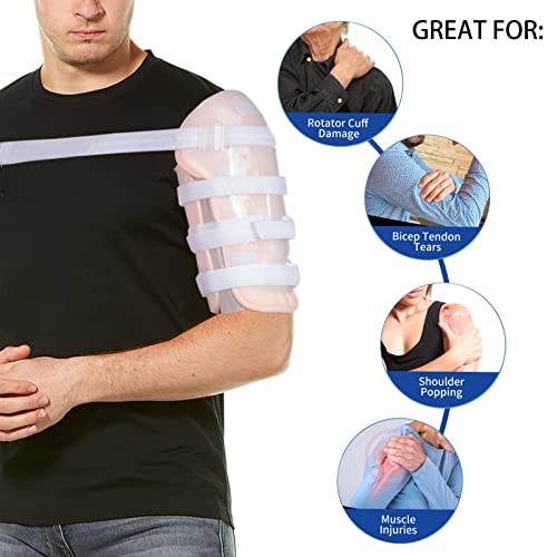 Sarmiento Brace - Humeral Shaft Fracture Splint Humeral Fracture Brace for Broken Upper Arm Shoulder Bicep Left/Right Arm Long-Bone Humerus Fracture for Men and Women (XL) XL