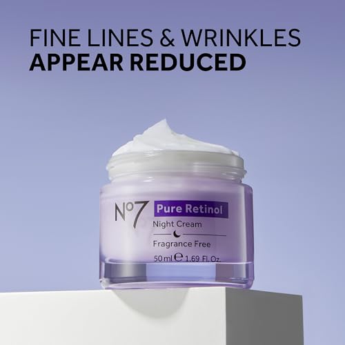 No7 Pure Retinol Night Cream, 1.69 Fl Oz 1.69 Fl Oz (Pack of 1)