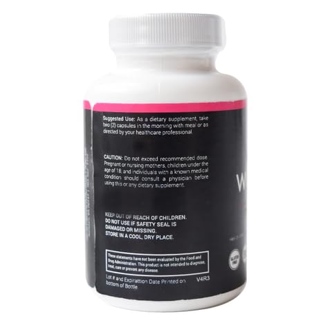 Stellar Labs Low FODMAP Vegan Women's Ultra Multi-Vitamin | Easy to Digest Daily Multivitamin Without Iron | Low Energy Supplement, Female Support | Easy to Swallow Veggie Capsules | 60 Count