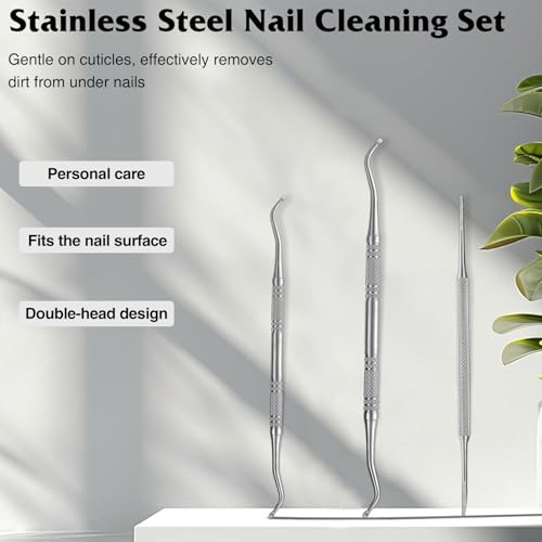 Ingrown Toenail Care Kit – Professional Pedicure Tools, Toenail Lifters & File for Nail Maintenance, Nail Cleaning Set