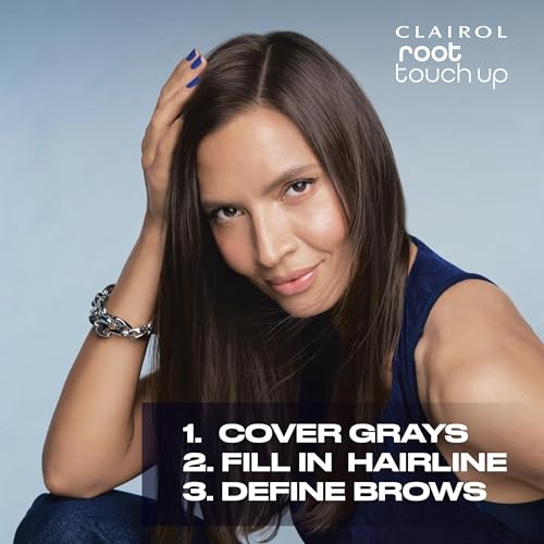 Clairol Root Touch-Up Temporary Concealing Powder, Medium Brown, Pack of 3 0.07 Ounce (Pack of 3)