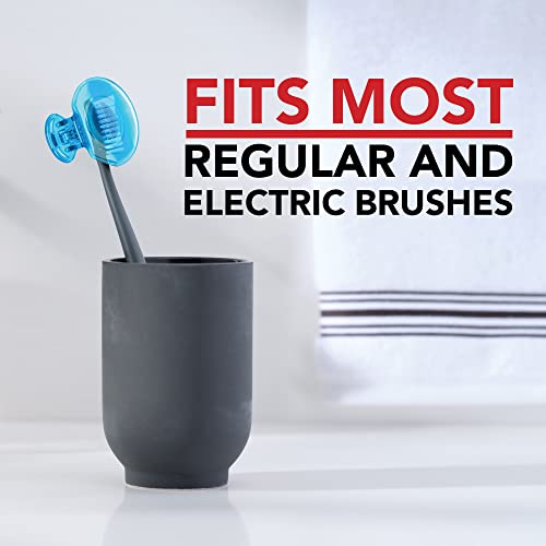 Steripod Clip-On Toothbrush Protector, Multicolor, 8 Count 2 Count (Pack of 4)