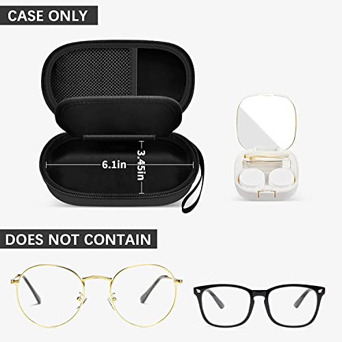 Case Compatible with Philips for Sonicare for ProtectiveClean 4100 6100 5100 6500 7500 Rechargeable Electric Toothbrush Portable 2 in 1 Contact Lens Case and Glasses Case