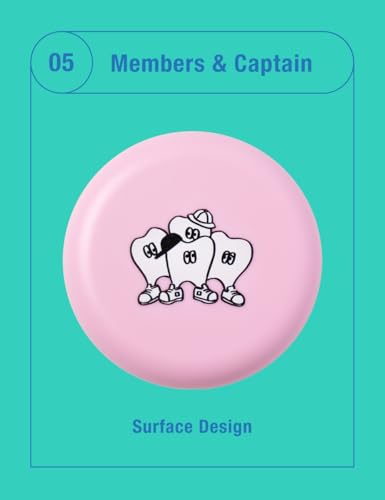 [Japan Brand] Clear Aligner and Retainer Case by HA-BOY | Slim and Lightweight | Secure Magnetic Closure (05.Members & Captain) 05.Members & Captain Mouthpiece Case