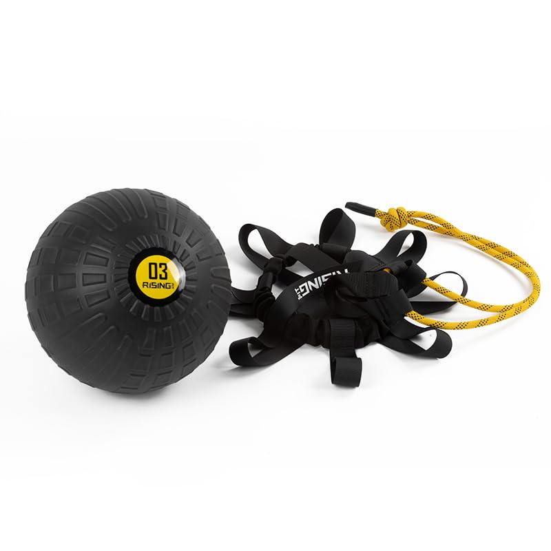 Medicine Ball Bag, Medicine Ball Rope, Rotation, Swinging, and Logging, Kettlebell Swinging, Russian Rotation, Counter Rotation Swinging, and Hammer Swinging (Excluding Medicine Balls) Yellow