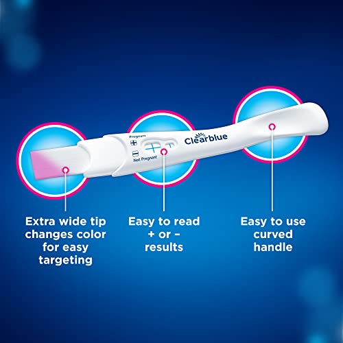Clearblue Pregnancy Test Combo Pack, 4ct - Digital with Smart Countdown & Rapid Detection - Value Pack 4 Count (Pack of 1) Combo 4
