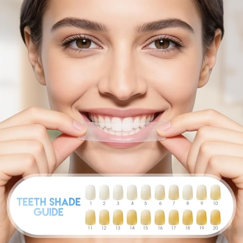 Teeth Whitening Strips for Sensitive Teeth – 28 White Strips for Teeth Whitening with Enamel-Safe, White Teeth Strips to Remove Stains from Coffee, Tea, Smoking & Wine for a Brighter Smile, Mint 28 Count (Pack of 1)