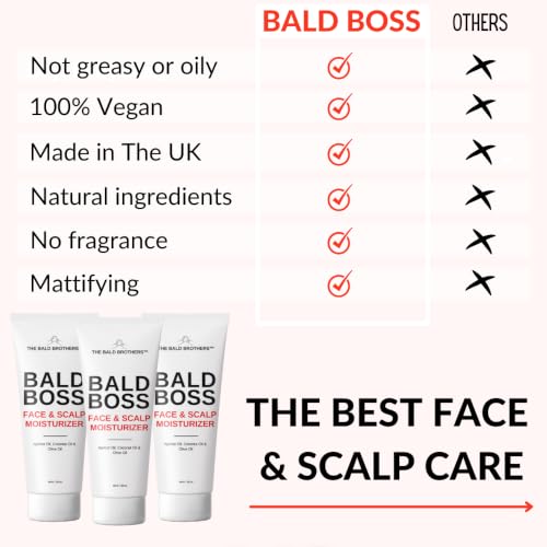 The Bald Brothers Scalp Moisturizer, Everyday Bald Head Care (3fl Oz) 3 Fl Oz (Pack of 1)