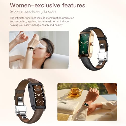 Fitness Trackers for Women Dainty Smart Watch Fitness Watch with Multiple Sport Modes Sleep Monitoring Heart Rate Monitor Step Counter Female Health for Android iOS gold-blue