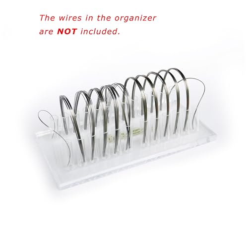 J&J Ortho Orthodontic Arch Wire Rack Holder Organizer Box (Wire Rack - A (12-size Slots)) Wire Rack - A (12-size Slots)