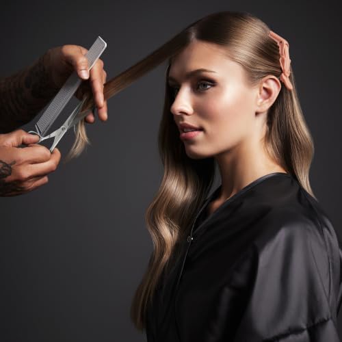 Fromm Transform 5.75" Hair Cutting Shears for Wet & Dry Hair, Matte Silver Japanese Steel Scissors with Beveled Blade for Experienced, & Professional Stylists, Cosmetology & Salon Supplies 5.75" Shear