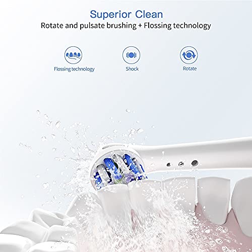 Replacement Toothbrush Heads for Oral B Braun, 16 Pack Electric Toothbrush Heads, Precision Clean Brush Heads Refill Compatible with Oral-B 7000/Pro 1000/9600/5000/3000/8000 (16pack) 16 Count (Pack of 1)