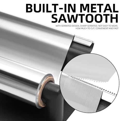 Highlighting Foil Dispenser, Salon Tool for Efficient Aluminum Foil Cutting and Hair Foil Applications, Dispenser Foil Cutting Tool Silver Foil for Salon Barber