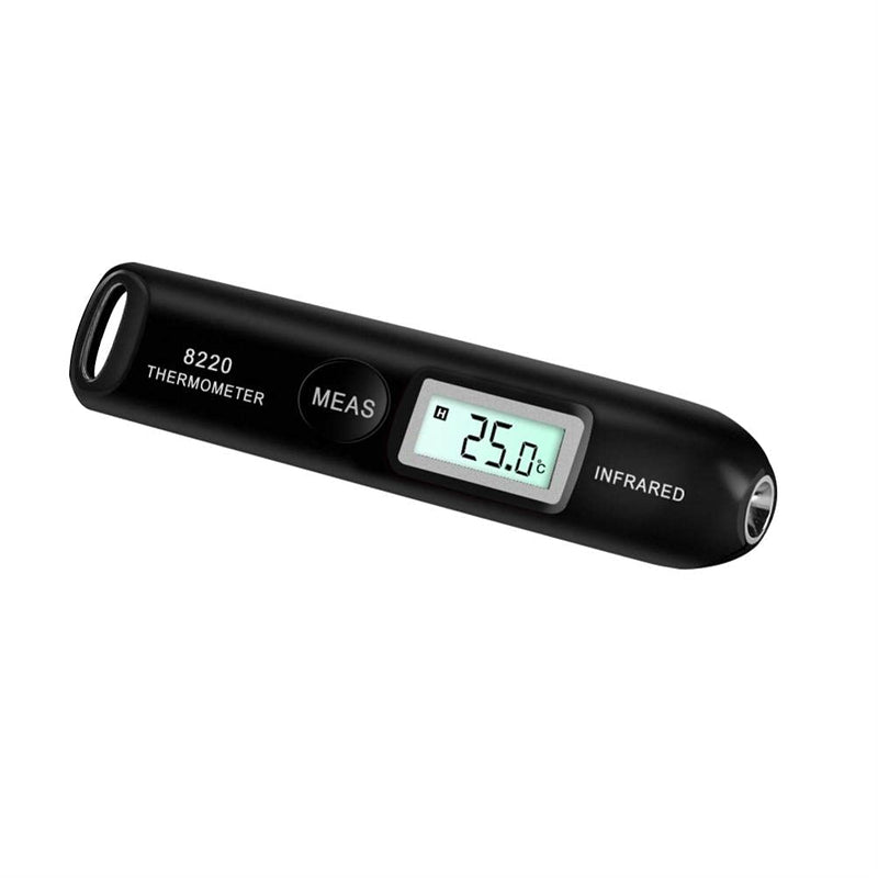 Contactless Mini Digital Infrared Thermometer Handheld Portable Pocket Temperature Pen with LCD Display for Industrial Use Accurate Readings in Celsius and Fahrenheit Wide Range -50°C to 220°C