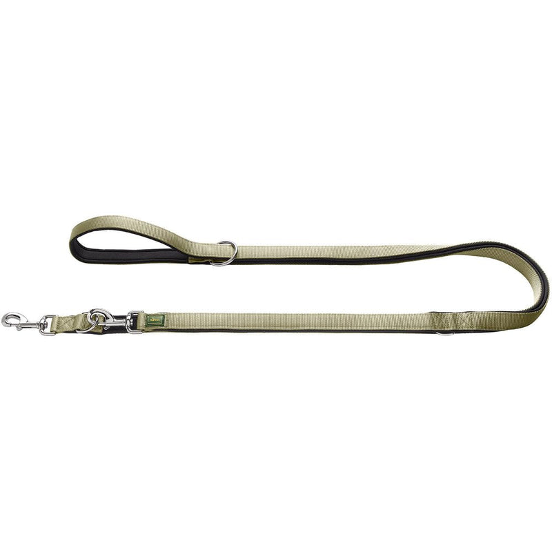 HUNTER NEOPRENE adjustable dog lead, 2.0 x 200 cm, brown/caramel