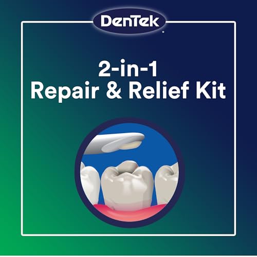 DenTek Temparin Max Lost Filling and Loose Cap Repair Kit, 5+ Repairs, Pack of 24 - Packaging May Vary