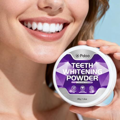 Purple Teeth Whitening Pack - Whitening Strips & Whitening Powder