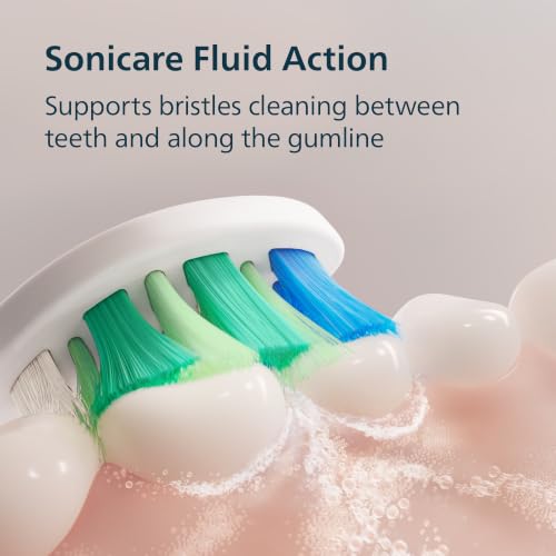 Philips Sonicare 3300 Rechargeable Electric Toothbrush, 2 Brush Head, White