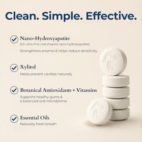Fluoride-Free Toothpaste Tablets Refill Trio, 3-Month Supply
