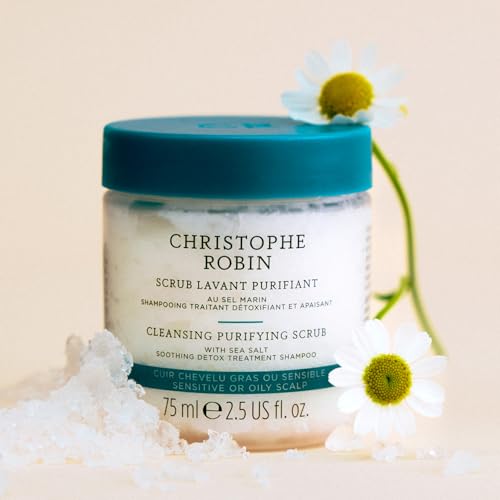 Christophe Robin Purifying Scalp Scrub with Sea Salt 2.5 Fl Oz (Pack of 1)