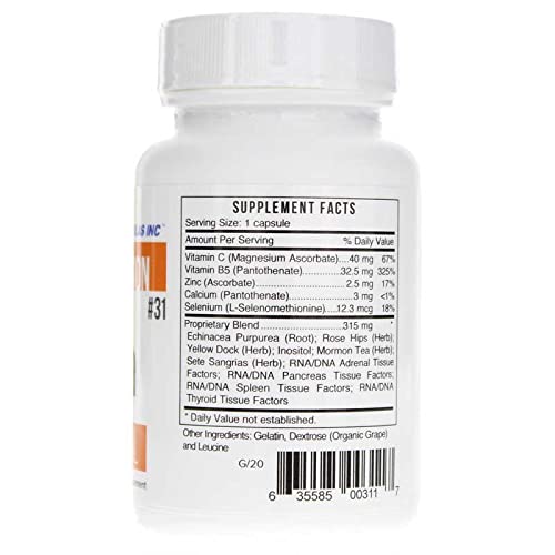 Systemic Formulas: #31 - Ga - Adrenal - BeesActive Australia