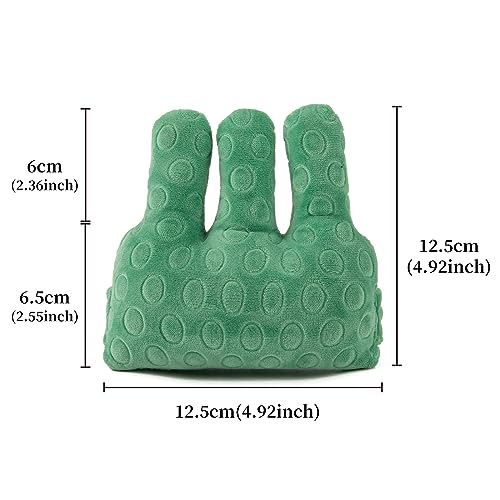 Adjustable Removable Finger Separator Protector Hand Contracture Cushion Padding Pillow Prevention Aid Training Tool With Fingers Hands Splints (Green) Green