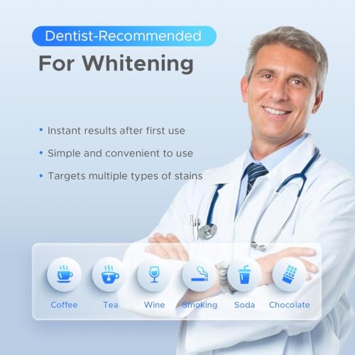 Luelli Teeth Whitening Kit with 35% Carbamide Peroxide - Teeth Whitener for Sensitive Teeth | Enamel Safe - 32 LED Lights - Wireless with Tray and Whitening Gel Pen for Home | Travel (Mint) 6.7 Fl Oz (Pack of 1)
