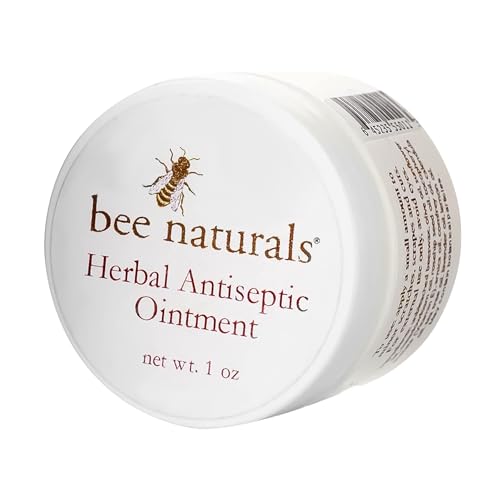 Herbal Antiseptic Ointment - Calendula, Arnica & Comfrey Oil for Minor Cuts & Scratches - Antibiotic-Free- Healing- good for cuts,scrapes, bruises, bites - Bee Naturals