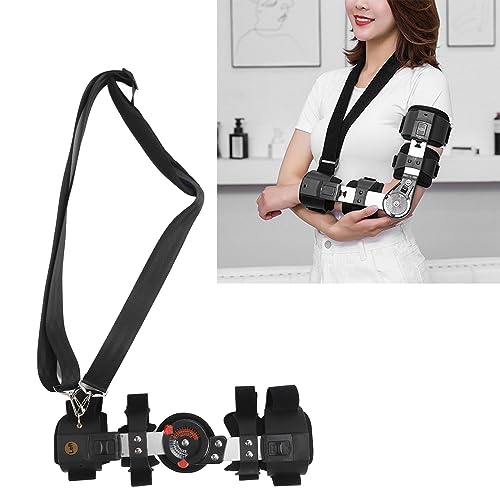 Hinged ROM Elbow Brace with Sling, Adjustable Post-OP Stabilizer Splint