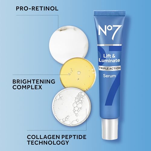No7 Lift & Luminate Triple Action Face Serum, 50ml