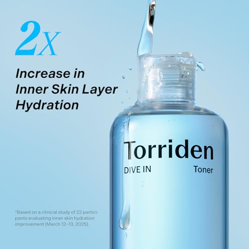 Torriden Dive in Toner 300ml (10.14 fl. oz.) | pH Balancing Facial Toning Water for Dry Skin | Hyaluronic Acid, Panthenol, Allantoin Pack of 1