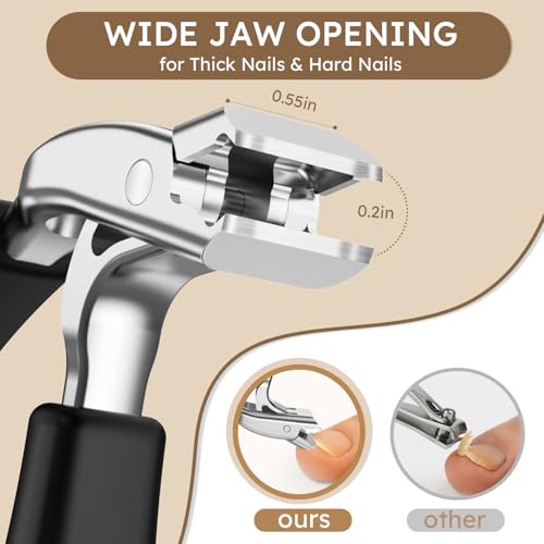 Toenail Clippers for Thick Nails, Nail Clippers for Seniors & Men Classic