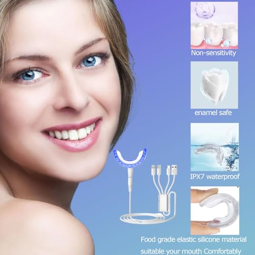 TAWEE Electric Toothbrush Replacement Heads and Teeth Whitening Kit